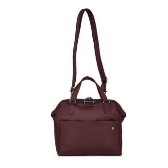 Pacsafe Citysafe CX Satchel Torba damska - bordowa