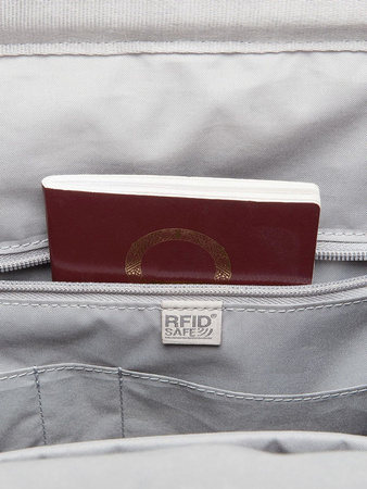 Plecak mini damski antykradzieżowy Pacsafe Citysafe CX Econyl® - jasnoszara