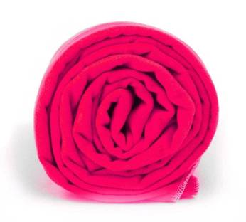 Ręcznik mały szybkoschnący Dr.Bacty 30x50 cm - neon różowy