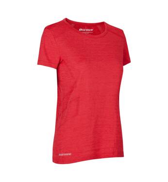 T-shirt GEYSER, bezszwowy, damski ID - Czerwony