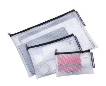 Zestaw ZIPPER BAGS Troika - Biały