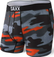 Bokserki męskie sportowe SAXX VOLT Boxer Brief – szare moro