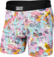 Bokserki męskie szybkoschnące SAXX VIBE Boxer Brief - Parki Narodowe - różowy