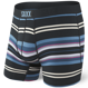 Bokserki męskie szybkoschnące SAXX VIBE Boxer Brief nierówne pasy - czarne