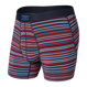 Bokserki męskie szybkoschnące SAXX VIBE  Boxer Brief paski - wielokolorowe