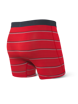 Bokserki męskie szybkoschnące SAXX VIBE Boxer Brief retro paski - czerwone