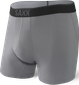 Bokserki męskie trekkingowe / sportowe z rozporkiem SAXX QUEST Boxer Brief Fly – ciemnoszare