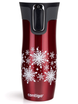 Kubek termiczny Contigo West Loop 470 ml Snow Stars - Czerwony